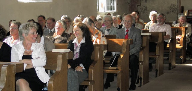 Gut besucht war die  Kirchengemeindeve...ng in Wollbach  zur Fusion mit Holzen.  | Foto: schtz