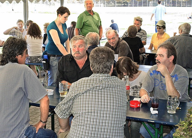 Das Fest stand im Vordergrund und im H...oberfestwochendende des FV Tumringen.   | Foto: Paul Schleer