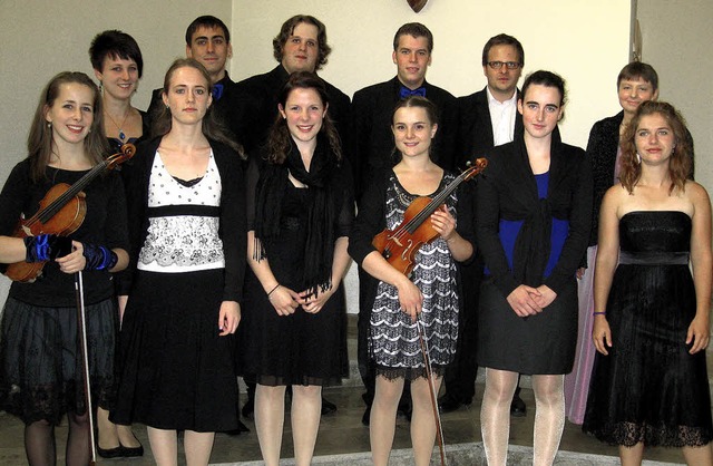 In St. Martin vom Publikum gefeiert:  ...icia Ebner (hintere Reihe, von links)   | Foto: Martina Meyer