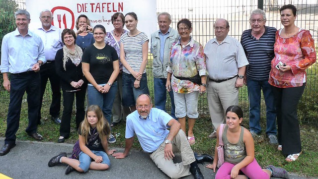 Vertreter der Breisacher Stadtverwaltu...ns im Rahmen des Tags der offenen Tr.  | Foto: Christine Weirich