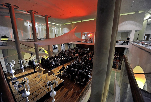 Architektur und Musik wollte Architekt... sind sich einig: Es ist ihm gelungen.  | Foto: Ingo Schneider