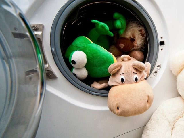 Kuscheltiere nehmen viele Hautschuppen...e sollten regelmig gewaschen werden.  | Foto: Andrea Warnecke/dpa/tmn