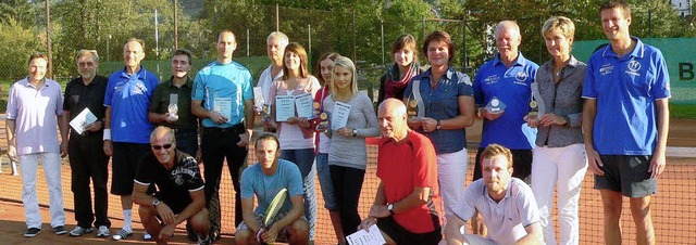 Nach acht Wochen stehen n die besten Spieler  beim Tennisclub Maulburg fest.   | Foto: Verein
