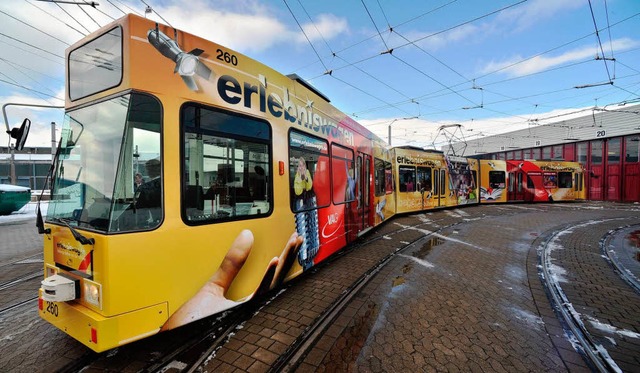 Am Montag und Dienstag bleiben Trams und Busse in Freiburg im Depot.  | Foto: Michael Bamberger