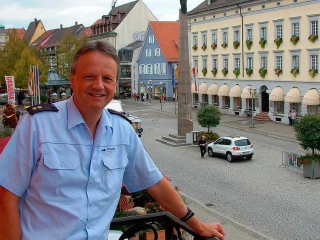 Er ist der neue Leiter des grten Polizeireviers in der Ortenau: Peter Dieterle  | Foto: Helmut Seller