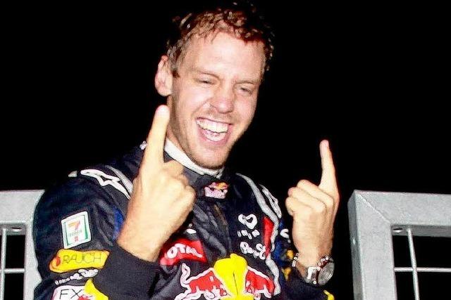 Titel perfekt – Vettel jngster Doppelweltmeister