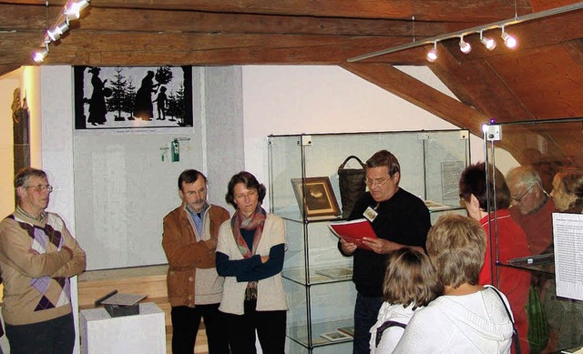 Die zweite &#8222;Nacht im Museum&#822...ungsreiches Programm in vier Stunden.   | Foto: Heinrich Fehrenbach