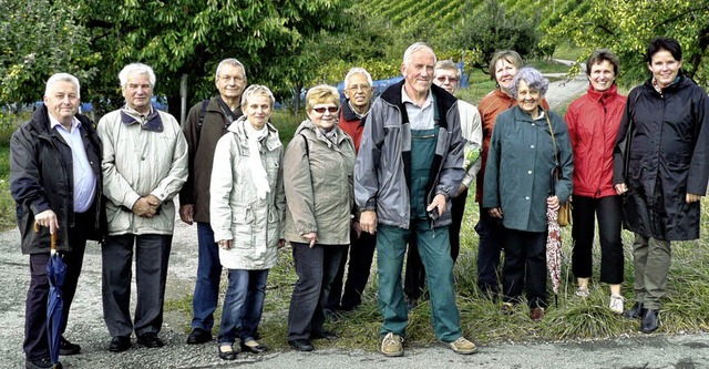 Die Trebbiner freuten sich ber den Ausflug nach Haltingen.  | Foto: Privat