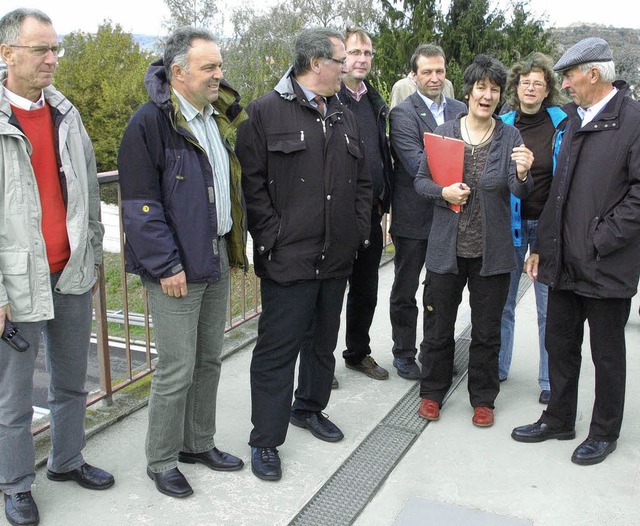 Staatssekretrin Splett sprach  mit Brgern und Gemeinderten.   | Foto: SENF