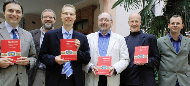 Vlnr: Wolfgang Gall, Dietmar Heekerens...mann, Martin Ruch und Cornelius Gorka.  | Foto: Gertrude Siefke