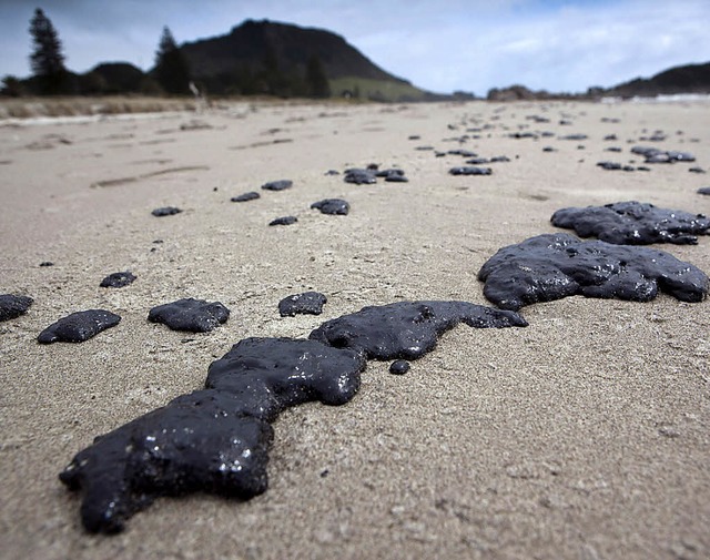 Der Strand des Badeortes Mount Maunganui   | Foto: dpa