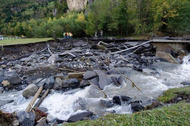 Millionenschden nach Hochwasser in der Schweiz