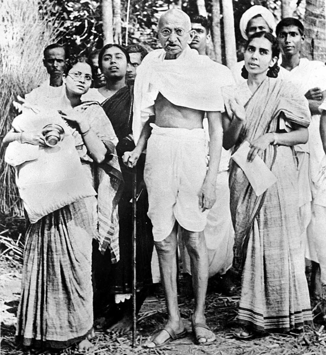 Asketischer Kmpfer: Mahatma Gandhi 1946   | Foto: afp