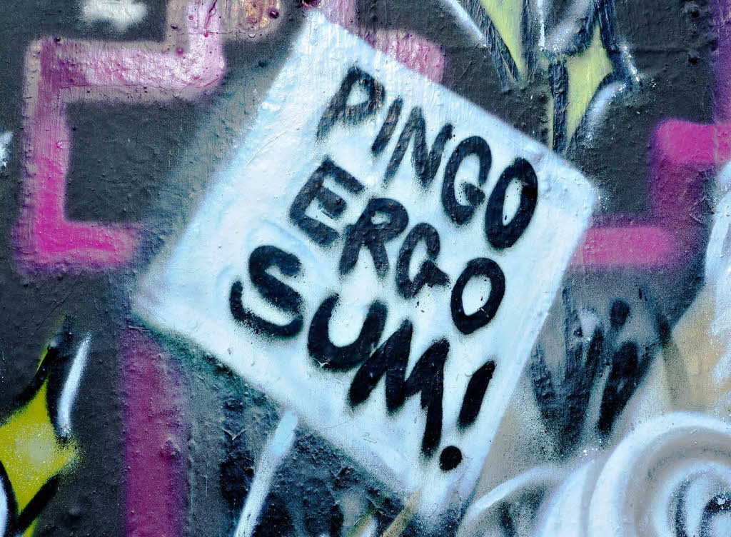 Die legale Street-Art-Galerie an der Dreisam in Freiburg. Die legale Street-Art-Galerie an der Dreisam in Freiburg.