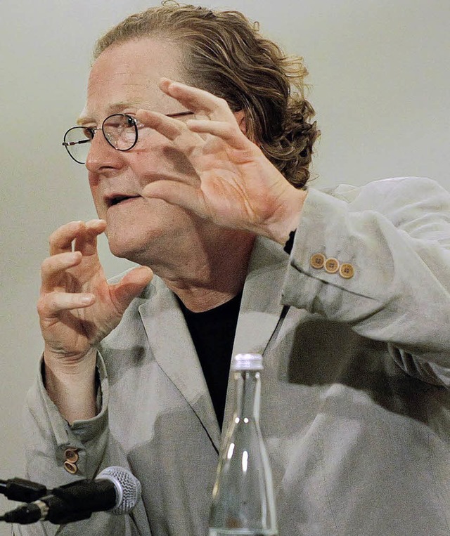 Joachim Bauer Vortrag in der Sachbuchreihe Context in der Stadtbibliothek  | Foto: Gertrude Siefke