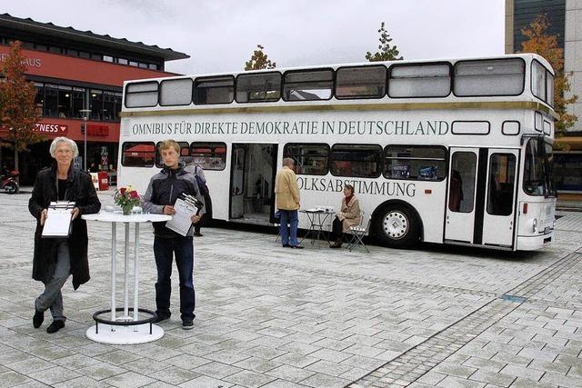 Auf Tour, um dicke Bretter zu bohren