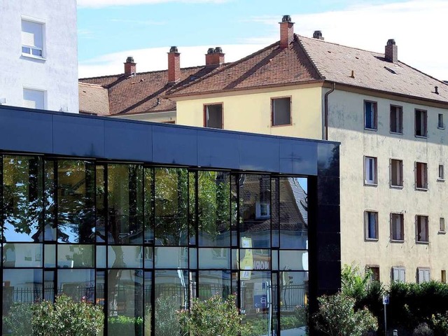 Alt und neu: Das Foyer des Hotels Stad...ligen Kasernengeländes Breisacher Hof. | Foto: Schneider Ingo Alt und neu: Das Foyer des Hotels Stad...ligen Kasernengeländes Breisacher Hof. | Foto: Schneider Ingo