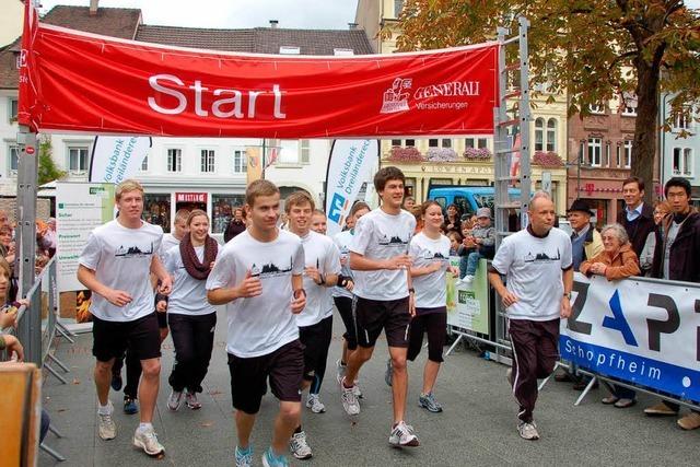 Schler laufen 700 Kilometer von Lrrach nach Venedig