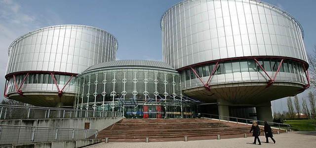 Der Europische Gerichtshof fr Menschenrechte in Straburg  | Foto: dpa