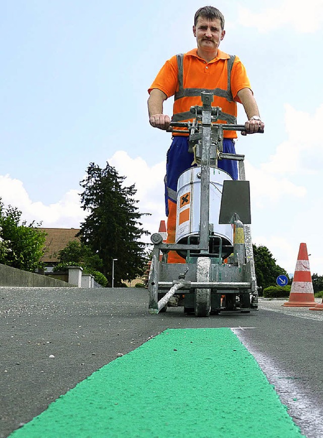 Der ADFC lobt Offenburgs Bemhen um Fa...s und &#8222;Bordsteinradwege&#8220;.   | Foto: Fotos: HSL/BZ