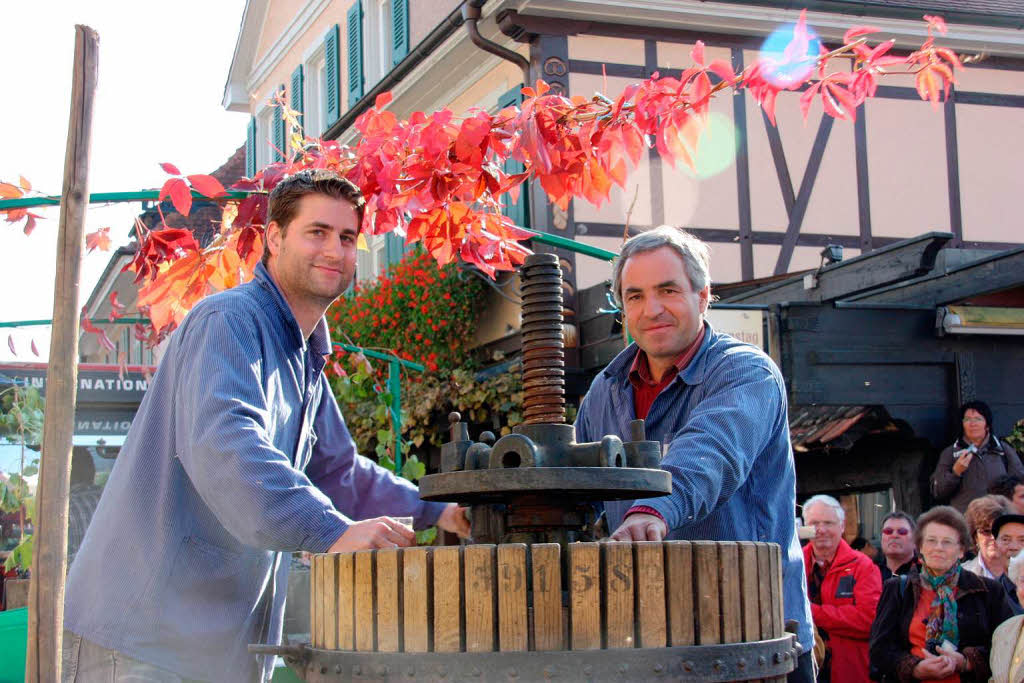 Am  Wochenende lud die Winzerschaft zum traditionellen Herbstausklang nach Ihringen ein.