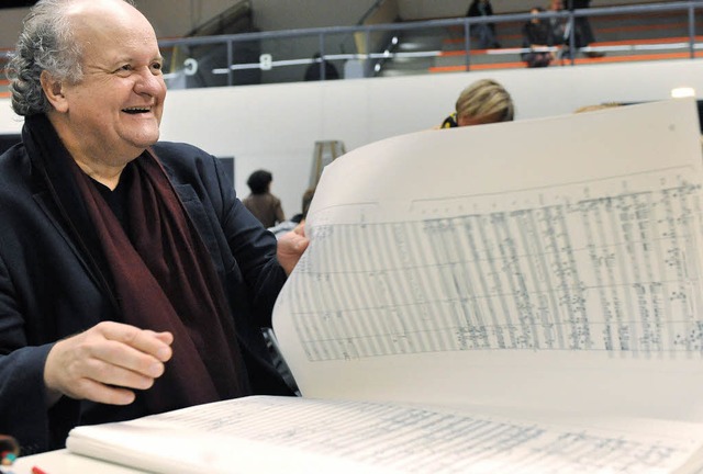 Wer htte das gedacht? Bei der Neuen M...tzt  uraufgefhrten Sraphin-Symphonie  | Foto: dpa