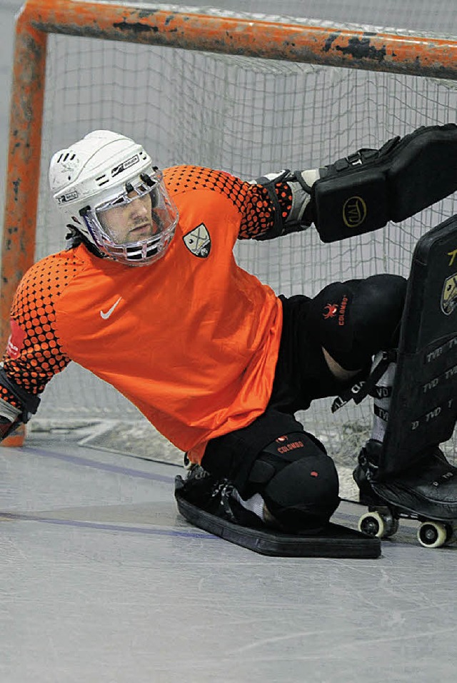 Bot eine gute Leistung beim RHC Friedlingen: Torhter Dominique Witte   | Foto: Meinrad Schn