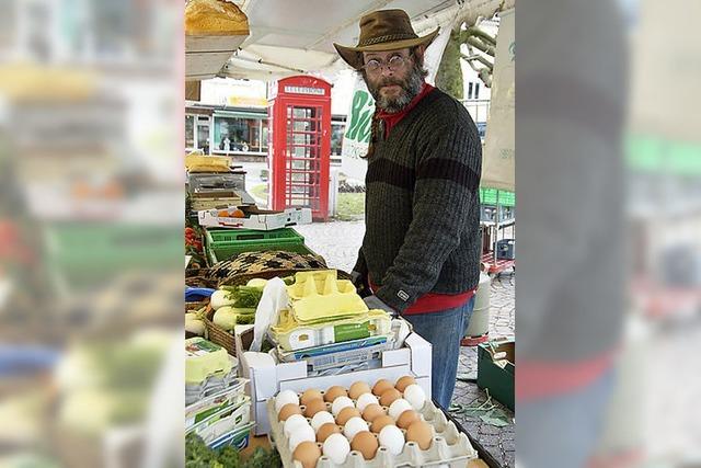 Ein Marktbeschicker fhlt sich von Fischer bedroht