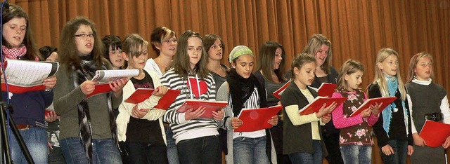 Musik lag zwei Tage in Raitbach in der...es Raitbacher Kinder- und Jugendchors.  | Foto: Diehl