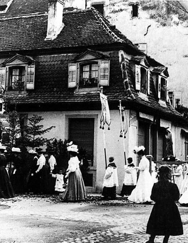 Das Haus Melber im Jahr 1951  | Foto: Haaf