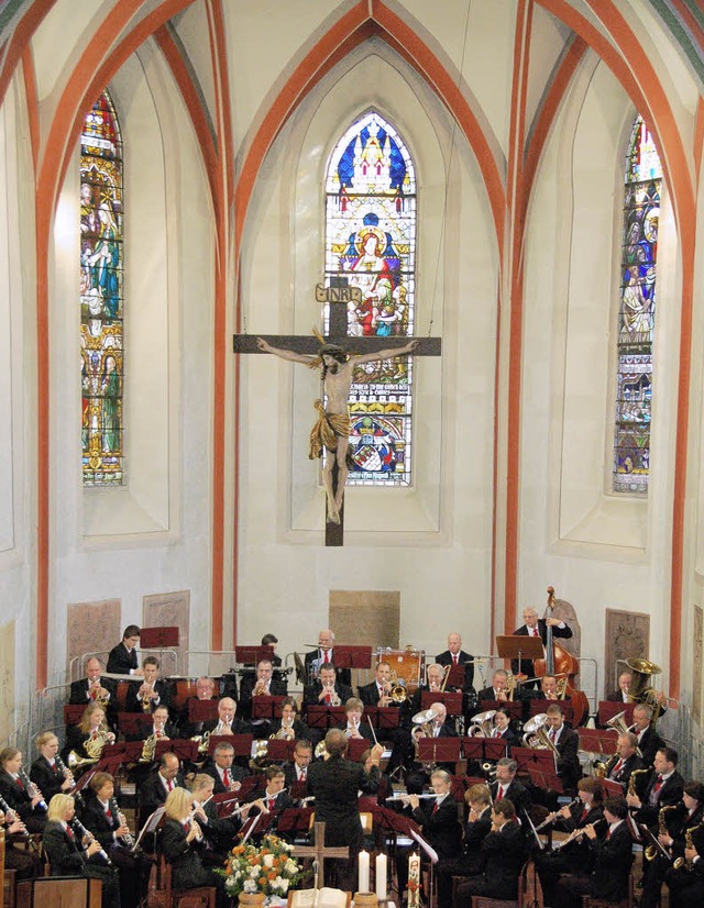 150 Jahre Stadtmusik, kumenische Fest...ienst in der evangelischen Stadtkirche  | Foto: Sylvia-Karina Jahn