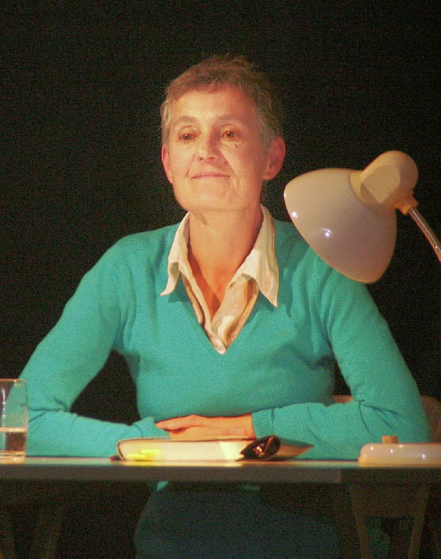 Ingeborg Gleichauf im KKW-Keller.  | Foto: Sieberts