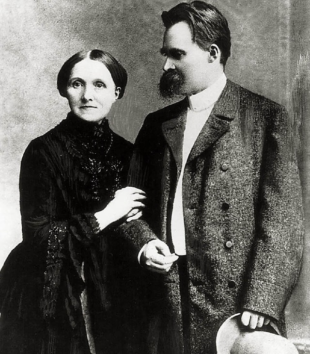 Sptes Glck: Mutter Franziska und Friedrich Nietzsche   | Foto: Ullstein