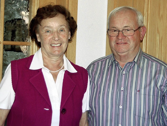 50 Jahre verheiratet: Berta und Paul M..., 20. Oktober, ihre Goldene Hochzeit.   | Foto: Ulrike Jger