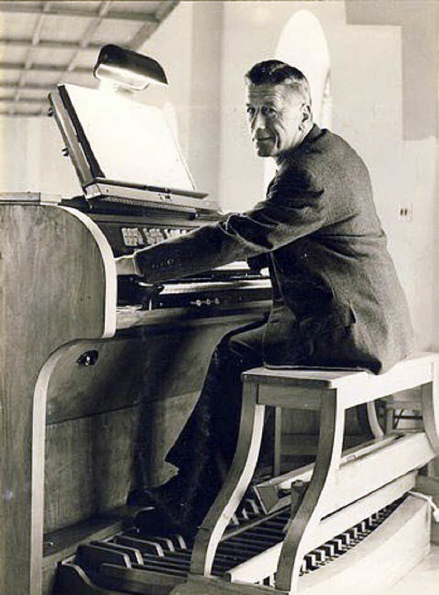 Eugen Schweigert an der Orgel   | Foto: Privat