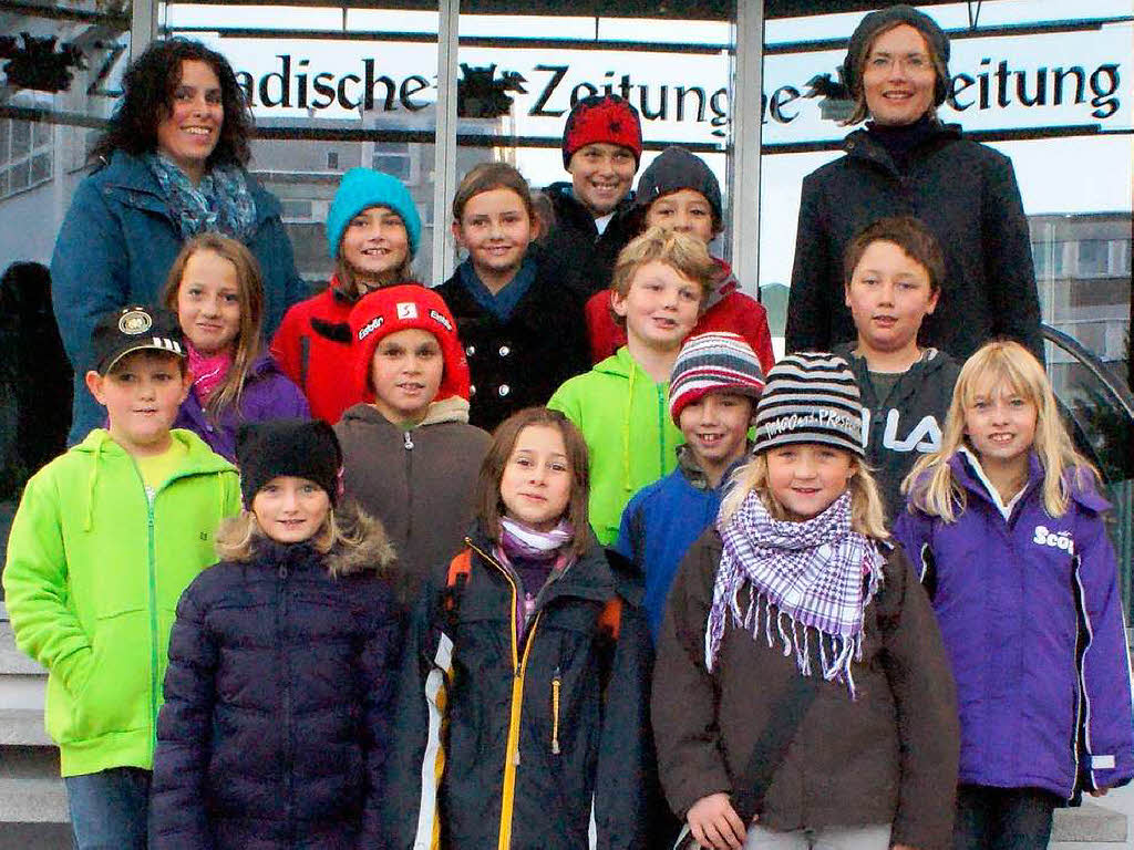 Die Klasse 3-4 der Grundschule Todtnauberg-Muggenbrunn aus Todtnauberg mit Lehrerin Annette Rhmer-Litzmann