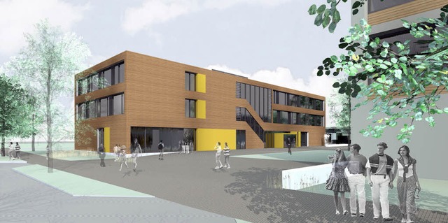 Das Modell der neuen Grundschule der Freien Evangelischen Schule.   | Foto: Schule