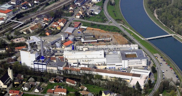 Das Schicksal der Papierfabrik in Albbruck  ist weiter ungewiss.   | Foto: ERICH MEYER
