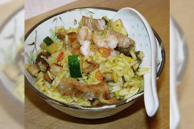 Fried Curry Rice: Paella auf Asiatisch