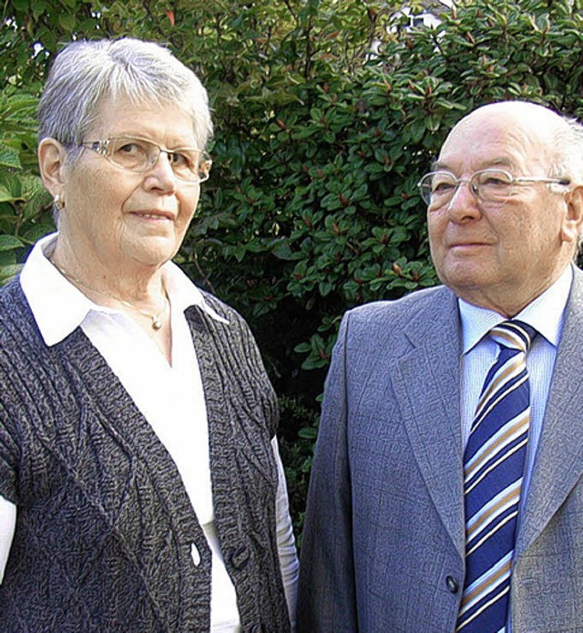 Das Ehepaar Schneider in Simonswald ko...estern auf 50 Ehejahre zurckblicken.   | Foto: Hans-Jrgen Wehrle