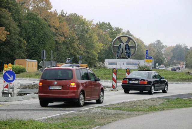 Kreisverkehr Rohrlache  | Foto: Sylvia-Karina Jahn