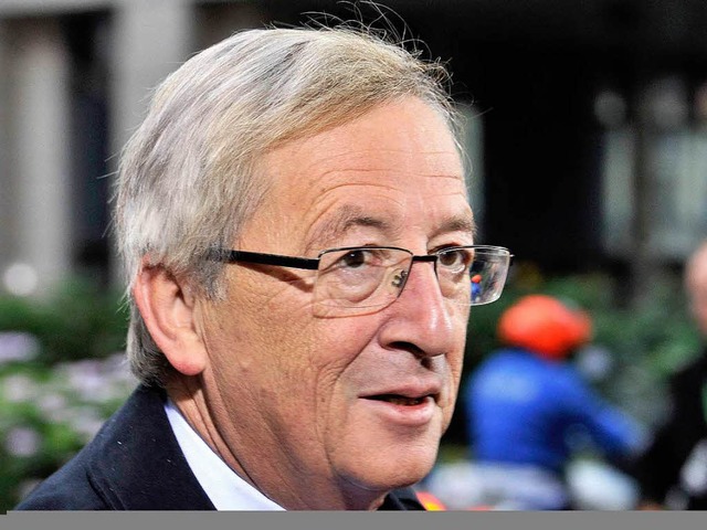 Jean-Claude Juncker, Premierminister v... Kritik an deutschem Krisenmanagement.  | Foto: AFP