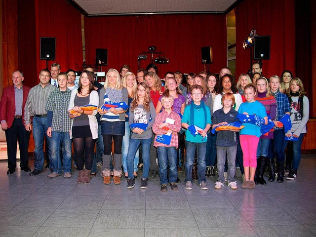 Beim  Sportlerball der Interessengemei... etliche erfolgreiche Sportler geehrt.  | Foto: Hans-Jochen Voigt