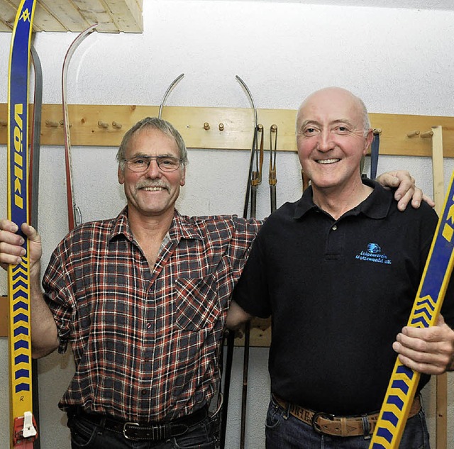 Bernhard Khnel (rechts) ist der einst... vor Rolf Dannenberger als Beisitzer.   | Foto: kirsten Lux