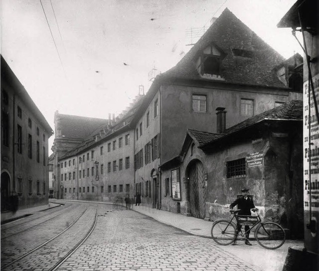 Das ehemalige Jesuitenkolleg (die heut...Georg Rbcke, die nach 1901 entstand.   | Foto: Augustinermuseum Freiburg