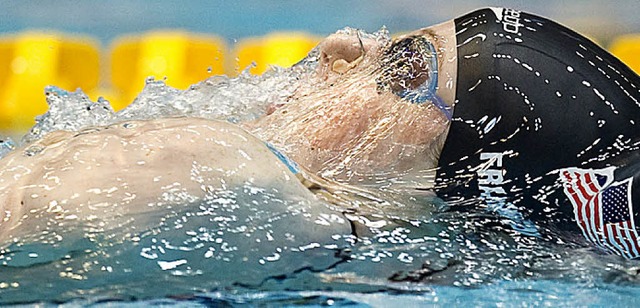 Melissa Franklin schwimmt  Weltrekord.   | Foto: afp