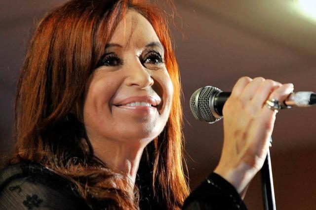 Amtsinhaberin Kirchner siegt bei Prsidentenwahl in Argentinien