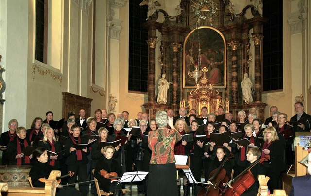 Stimmgewaltig hat sich der Kirchenchor...ausen bei seinem Konzert prsentiert.   | Foto: Sandra Decoux-Kone