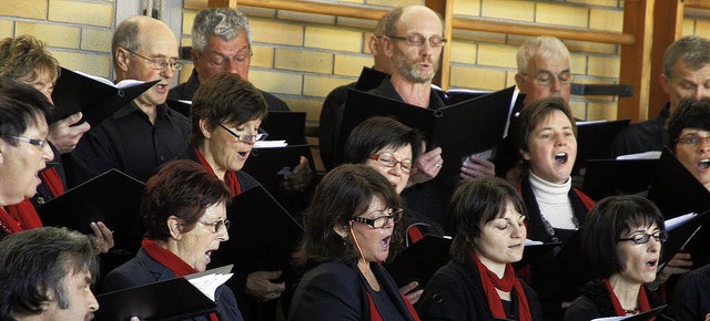 Die Sngerinnen und Snger meisterten ...nspruchsvolle Programm  hervorragend.   | Foto: heidi fssel