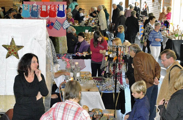 Die Hobbyausstellung in Mrkt  bot wieder ein groes Angebot an Handarbeiten.  | Foto: Sedlak